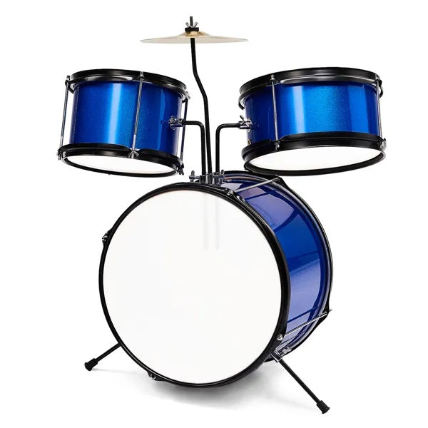 3-Piece Junior Drum Set Kit – Beginner Musical Instrument Toy