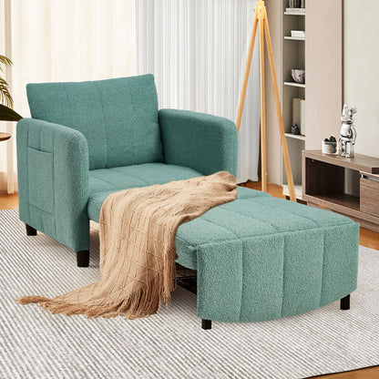 4-in-1 Sleeper Chair Bed with Adjustable Backrest – Space-Saving Guest Bed