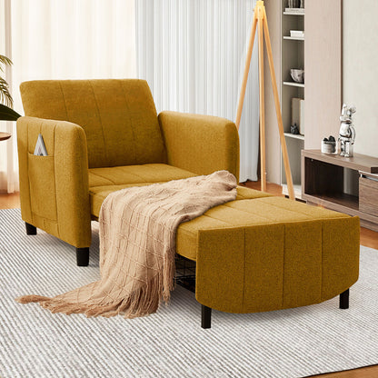 4-in-1 Sleeper Chair Bed with Adjustable Backrest – Space-Saving Guest Bed