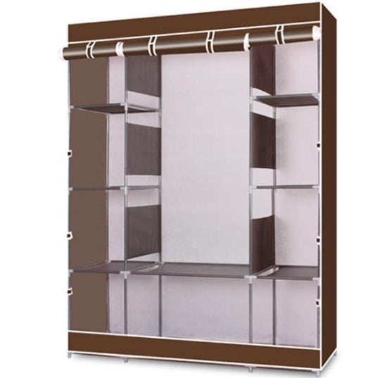4-Layer Non-Woven Fabric Wardrobe Closet – Foldable Portable Organizer
