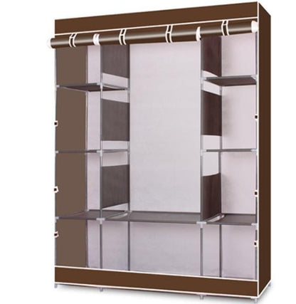 4-Layer Non-Woven Fabric Wardrobe Closet – Foldable Portable Organizer