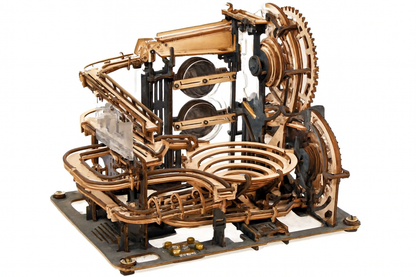ROKR Marble Night City 3D Wooden Puzzle – DIY Mechanical STEM Kit