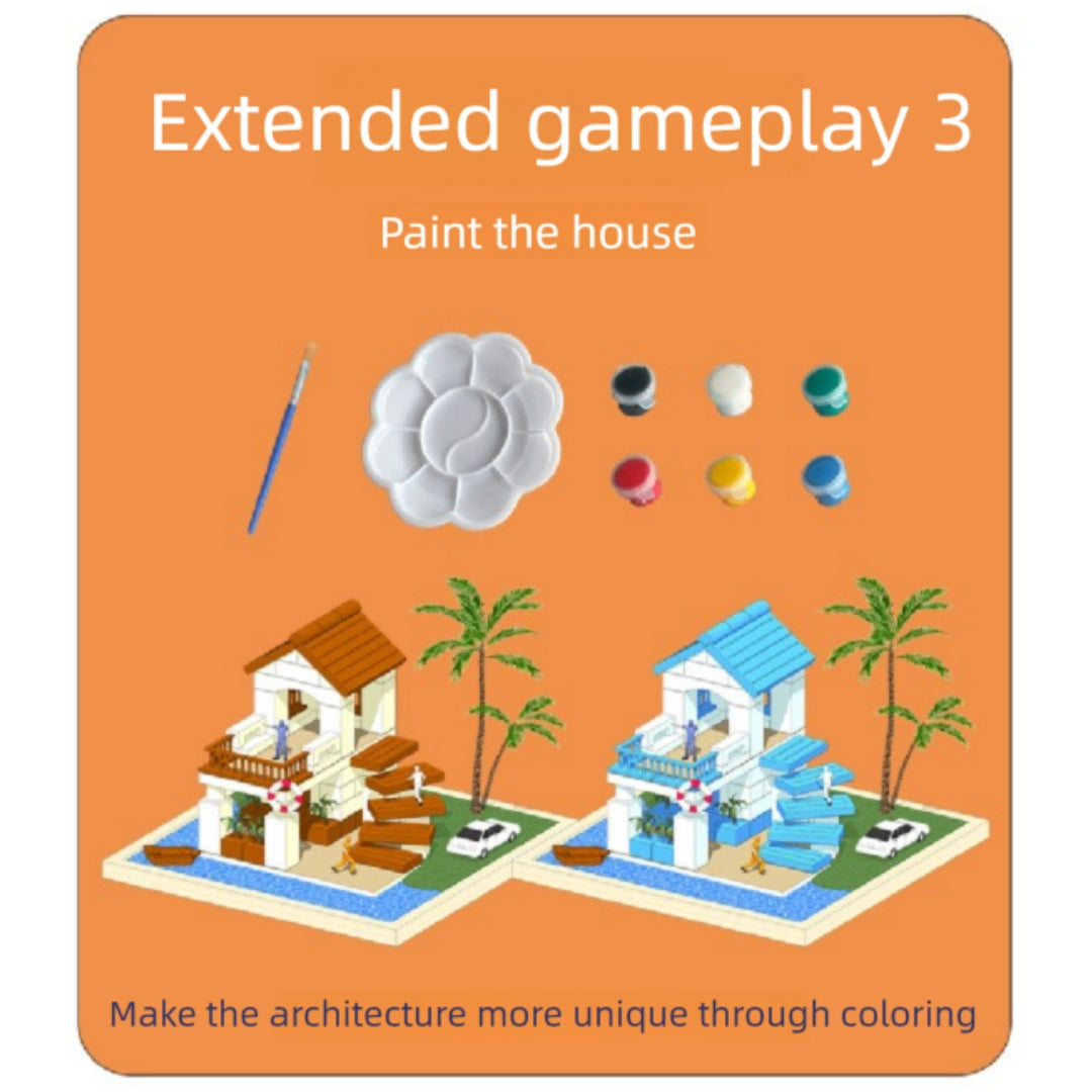 DIY Snow Gift Puzzle Toy – Winter Theme Craft Box for Kids