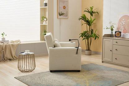 3-in-1 Futon Chair Bed with USB Ports – Compact Convertible Lounger