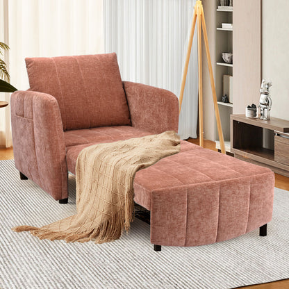 4-in-1 Sleeper Chair Bed with Adjustable Backrest – Space-Saving Guest Bed